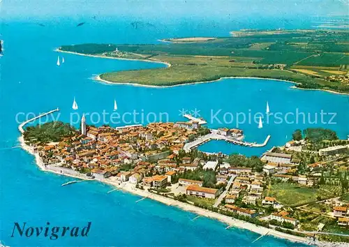 AK / Ansichtskarte Novigrad_Croatia Fliegeraufnahme 