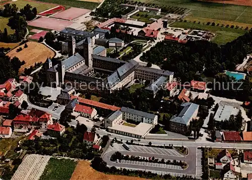 AK / Ansichtskarte Muensterschwarzach Benediktiner Abtei Fliegeraufnahme Muensterschwarzach
