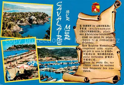AK / Ansichtskarte Cavalaire sur Mer_83_Var Panorama Strand Bootshafen 