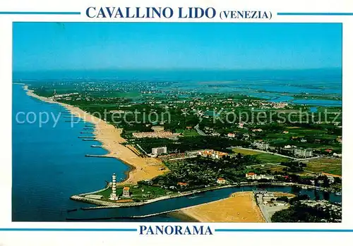 AK / Ansichtskarte Cavallino_Lido_Venezia_IT Fliegeraufnahme 