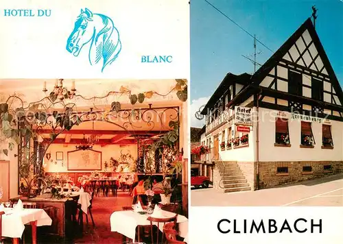 AK / Ansichtskarte Climbach_Bas Rhin Hotel du Blanc Interieur Climbach Bas Rhin