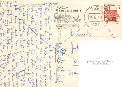 AK / Ansichtskarte Malente Gremsmuehlen Fliegeraufnahme Malente Gremsmuehlen