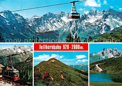 AK / Ansichtskarte  Seilbahn_Cable-Car_Telepherique Fellhornbahn 