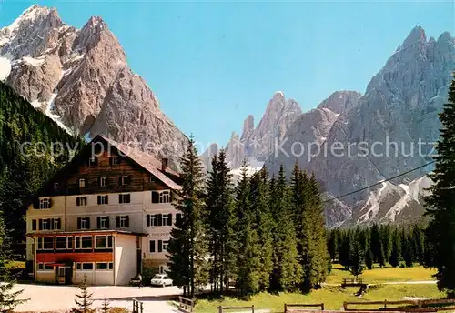 AK / Ansichtskarte  Sexten_Sesto_Suedtirol_IT Hotel Dolomitenhof Fischleinbode 