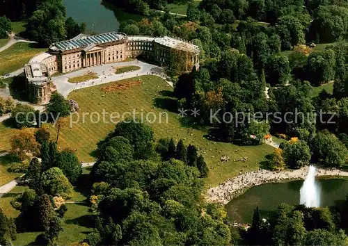 AK / Ansichtskarte 73841387 Kassel Schloss Wilhelmshoehe Fliegeraufnahme Kassel
