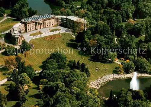 AK / Ansichtskarte  Kassel Schloss Wilhelmshoehe Fliegeraufnahme Kassel