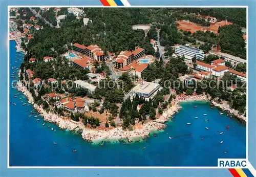 AK / Ansichtskarte 73841392 Rabac_Croatia Fliegeraufnahme 