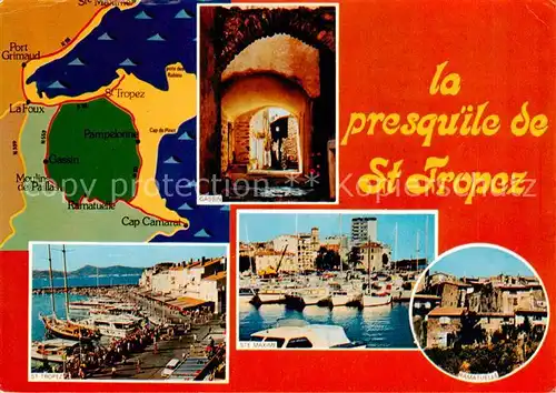 AK / Ansichtskarte  Saint_Tropez_Var Le port Ste Maxime Ramatuelle Saint_Tropez_Var