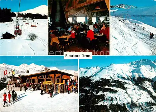 AK / Ansichtskarte  Rinerhorn Bergrestaurant Jatzmeder Sessellift mit Rinerhorn Skilift zum Nuellischgrat Rinerhorn
