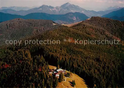 AK / Ansichtskarte 73841404 Tegernsee Berggasthaus Neureuth Fliegeraufnahme vom Grossglockner bis Karwendel und Wettersteingebirge Tegernsee