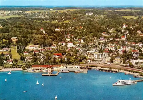 AK / Ansichtskarte  Starnberg_Starnbergersee Fliegeraufnahme mit Soecking 