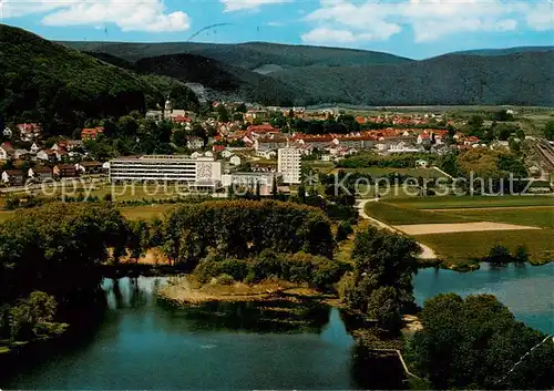 AK / Ansichtskarte  Bad_Sooden-Allendorf Sanatorium Balzerborn Fliegeraufnahme Bad_Sooden-Allendorf