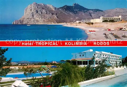 AK / Ansichtskarte 73841423 Rodos Hotel Tropical Kolimbia Panorama Rodos