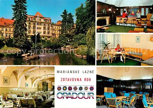 AK / Ansichtskarte 73841433 Marianske_Lazne Zotavovna ROH Oradour Gastraeume Bar Zimmer Marianske_Lazne