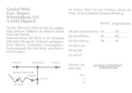 AK / Ansichtskarte  Hippach_Tirol_AT Gasthof Hoesl 