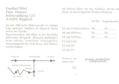 AK / Ansichtskarte  Hippach_Tirol_AT Gasthof Moesl 