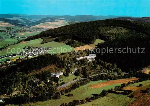 AK / Ansichtskarte  Bad_Berleburg im Wittgensteiner Berg und Waldland Fliegeraufnahme Bad_Berleburg