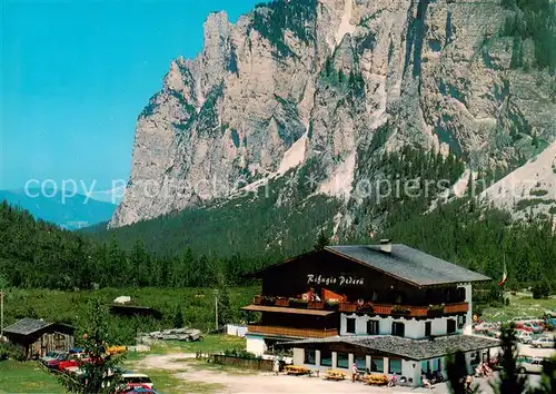 AK / Ansichtskarte 73841459 San_Vigilio_di_Marebbe_Dolomiti_IT Rifugio Pederu Parco Naturale 
