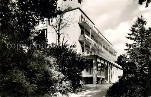 AK / Ansichtskarte  Bad_Brueckenau Biologisches Sanatorium Dr von Weckbecker Bad_Brueckenau