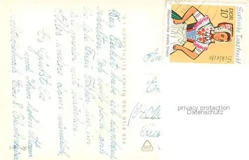 AK / Ansichtskarte  Blankenhain_Thueringen Ernst Thaelmann Strasse Rathaus Teilansicht Schwimmbad Blankenhain_Thueringen