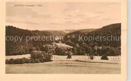 AK / Ansichtskarte 73841530 Buergel__Thueringen Panorama 