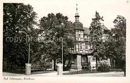 AK / Ansichtskarte  Bad_Salzungen Klubhaus Bad_Salzungen