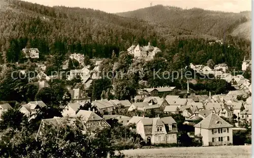 AK / Ansichtskarte  Elgersburg Panorama mit Hoher Warte Elgersburg