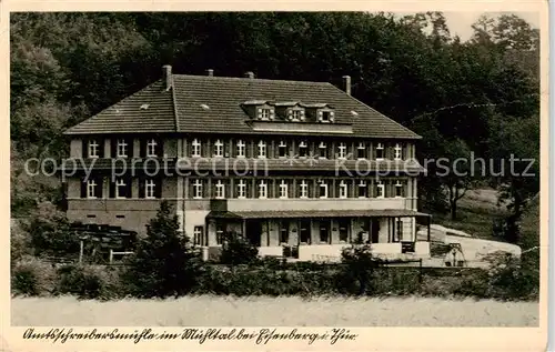 AK / Ansichtskarte 73841540 Eisenberg_Thueringen Waldhaus Amtsschreibermuehle im Muehltal Eisenberg Thueringen