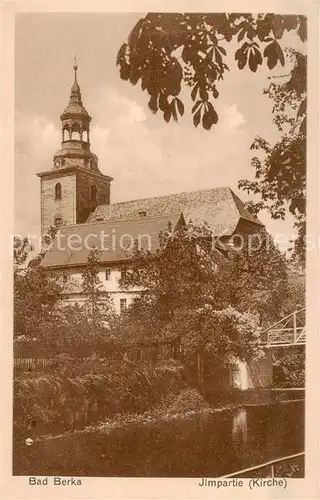 AK / Ansichtskarte  Bad_Berka Jimpartie Kirche Bad_Berka