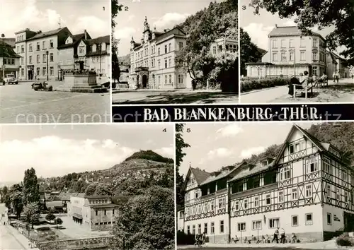 AK / Ansichtskarte 73841575 Bad_Blankenburg FDGB Erholungsheim Goldener Loewe FDGB Erholungsheim Magnus Poser FDGB Erholungsheim Greifenstein Stadthalle FDGB Erholungsheim Albert Haehnel Bad_Blankenburg