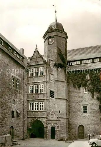 AK / Ansichtskarte  Burgscheidungen Im Burghof Burgscheidungen