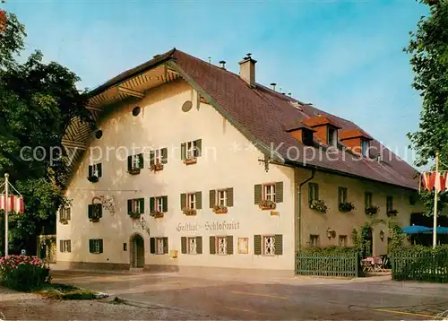 AK / Ansichtskarte 73841622 Anif_Salzburg_AT Gasthof Schlosswirt 