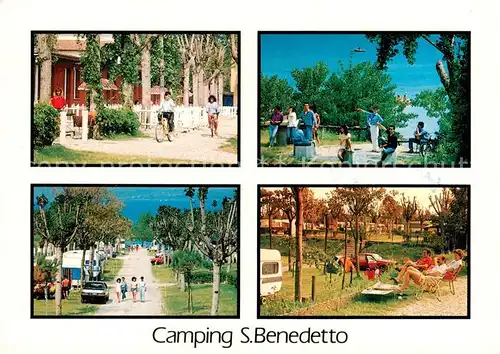 AK / Ansichtskarte 73841626 Peschiera_del_Garda_IT Camping S Benedetto Teilansichten 