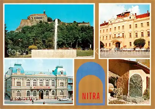 AK / Ansichtskarte  Nitra_Slovakia Hrad Nitrianska galeria Budova MsNV Nadvorie Slovenskeho polnohospodarskeho muzea 