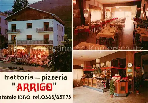 AK / Ansichtskarte  Idro_Lago_d_Idro_IT Trattoria Pizzeria Arrigo Gastraeume 