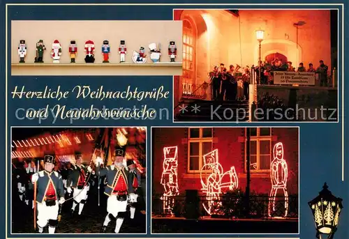 AK / Ansichtskarte  Olbernhau_Erzgebirge zur Weihnachtszeit Details Olbernhau Erzgebirge