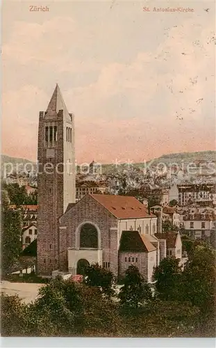 AK / Ansichtskarte  Zuerich_ZH St_Antonius Kirche Zuerich_ZH