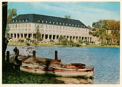 AK / Ansichtskarte Bad_Salzungen Kurhaus am Burgsee Bad_Salzungen