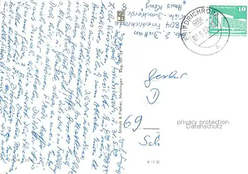 AK / Ansichtskarte Friedrichroda FDGB Erholungsheim August Bebel Inselsberg Gondelteich Friedrichroda