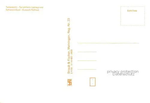 AK / Ansichtskarte Bad_Finsterbergen Panorama Ferienheim Leinagrund Schwimmbad Kurpark Huellrod Bad_Finsterbergen