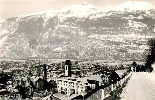 AK / Ansichtskarte Chur_GR mit Calanda Chur_GR