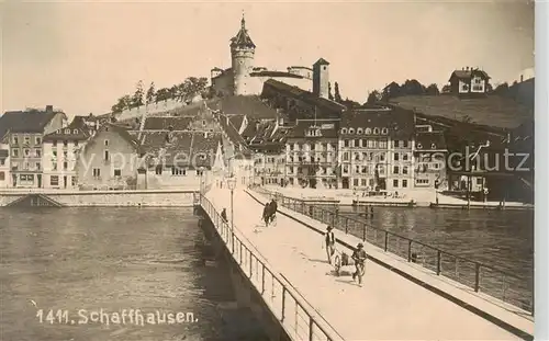 AK / Ansichtskarte Schaffhausen__SH Rheinbruecke 