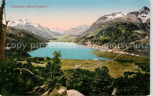 AK / Ansichtskarte Silvaplana_GR Panorama Silvaplana_GR