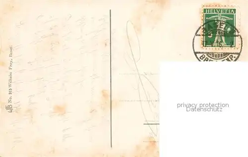 AK / Ansichtskarte Basel_BS Strassburger Denkmal mit Bundesbahnhof Basel_BS