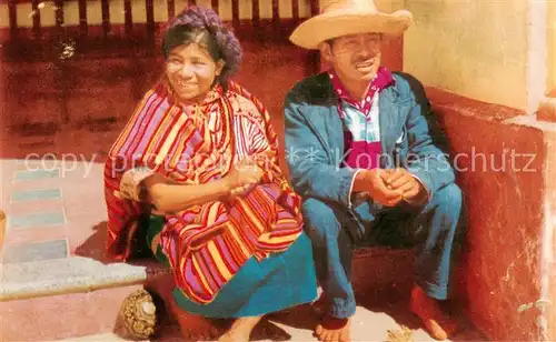 AK / Ansichtskarte SAN_JUAN_SACATEPEQUEZ_Guatemala Indian Couple 