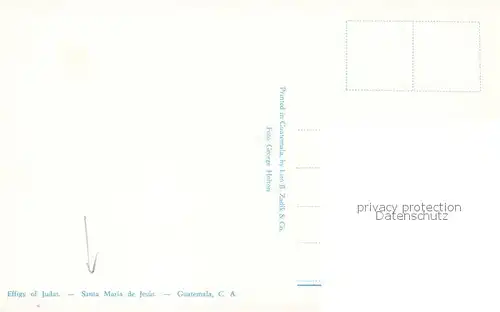 AK / Ansichtskarte Santa Maria de Jesus_Guatemala Effigy of Judas 