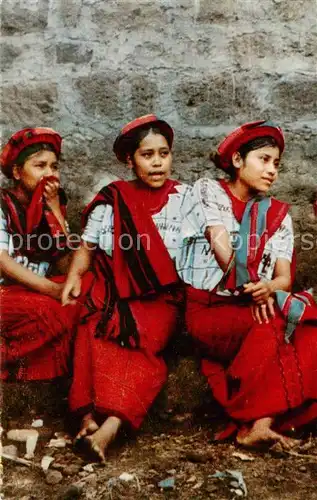 AK / Ansichtskarte Santiago_de_Atitlan_Guatemala Indian Girls 