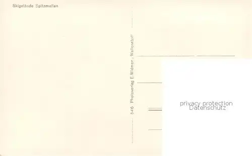 AK / Ansichtskarte Spitzmeilen_2505m_GL Skigelaende 