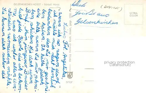 AK / Ansichtskarte Horst_Gelsenkirchen Schloss Horst Horst_Gelsenkirchen