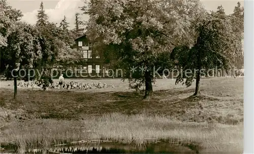 AK / Ansichtskarte Friedrichroda Waldcafe Tanzbuche Friedrichroda